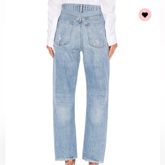 Agolde Light Blue Distressed Women Jeans - Picture 3 of 8